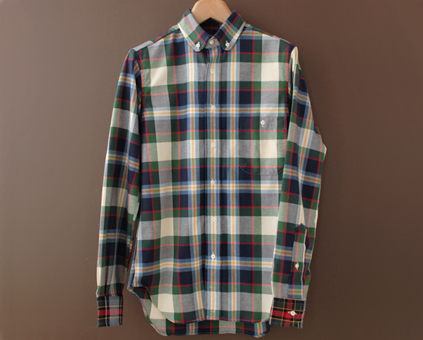 Individualized Twill Plaid Shirts_1