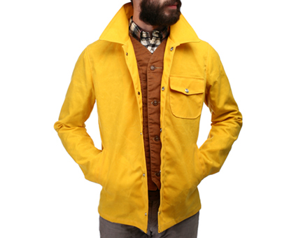schott yellow rain jacket